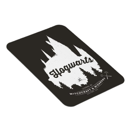 Magnet Flexible Harry Potter | HOGWARTS™ Castle Typographie (Côté Droit)