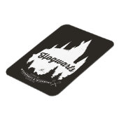Magnet Flexible Harry Potter | HOGWARTS™ Castle Typographie (Côté Gauche)