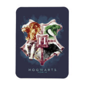Magnet Flexible Harry Potter | HOGWARTS™ Crest Aquarelle (Vertical)