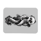 Magnet Flexible Harry Potter | Marque noire aquarelle (Horizontal)