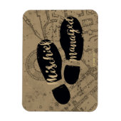 Magnet Flexible Harry Potter | MISCHIEF MANAGED™ Mappage Empreinte (Vertical)