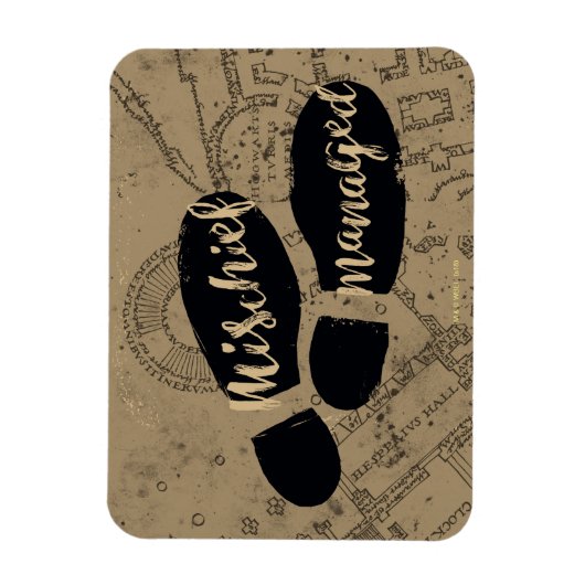 Magnet Flexible Harry Potter | MISCHIEF MANAGED™ Mappage Empreinte (Vertical)