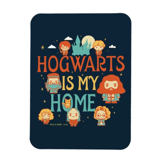 MAGNET FLEXIBLE HARRY POTTER™ | POUR MOI, HOGWARTS™ C'EST CHEZ MOI (Vertical)