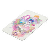 Magnet Flexible Harry Potter Spell | Harry, Hermione et Ron Waterc (Côté Gauche)