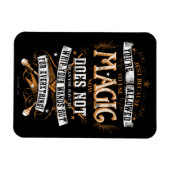 Magnet Flexible Harry Potter Spell | Just Because You're Allowed (Horizontal)