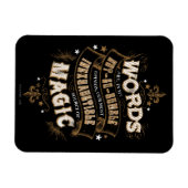 Magnet Flexible Harry Potter Spell | Les Mots Sont Nos Plus Inexha (Horizontal)