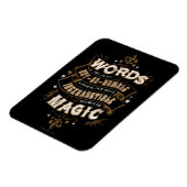 Magnet Flexible Harry Potter Spell | Les Mots Sont Nos Plus Inexha (Côté Gauche)