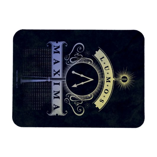 Magnet Flexible Harry Potter Spell | Lumos Maxima Graphic (Horizontal)