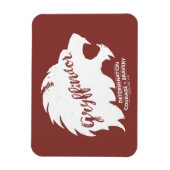 Magnet Flexible Harry Potter | Typographie Silhouette GRYFFINDOR™ (Vertical)