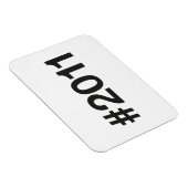 Magnet Flexible Hashtag 14 Anniversaire 2011 (Côté Droit)