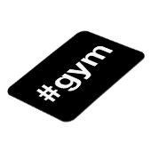 Magnet Flexible Hashtag GYM (Côté Gauche)