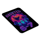 Magnet Flexible Haunted par 67 Funny Halloween Meme (Côté Droit)