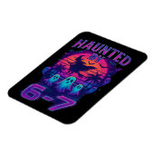 Magnet Flexible Haunted par 67 Funny Halloween Meme (Côté Gauche)