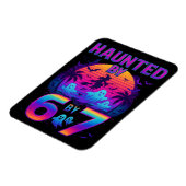 Magnet Flexible Haunted par 67 Funny Halloween Meme (Côté Gauche)