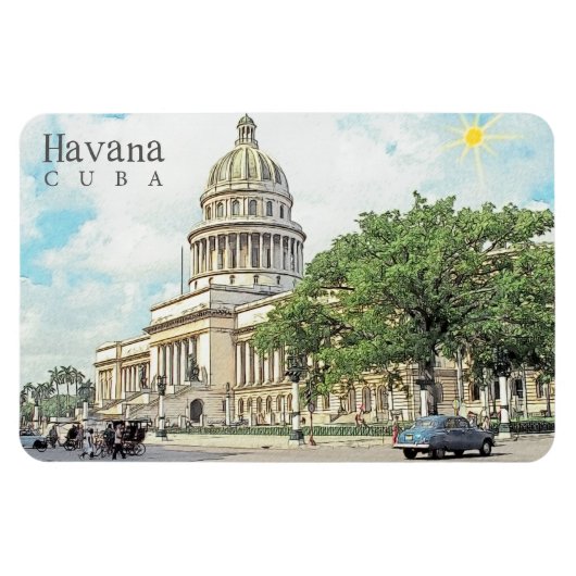 Magnet Flexible Havane Cuba (Horizontal)