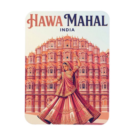 Magnet Flexible Hawa Mahal Inde (Vertical)