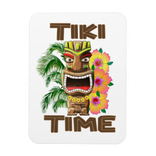 Magnet Flexible Hawaï Luau Tiki