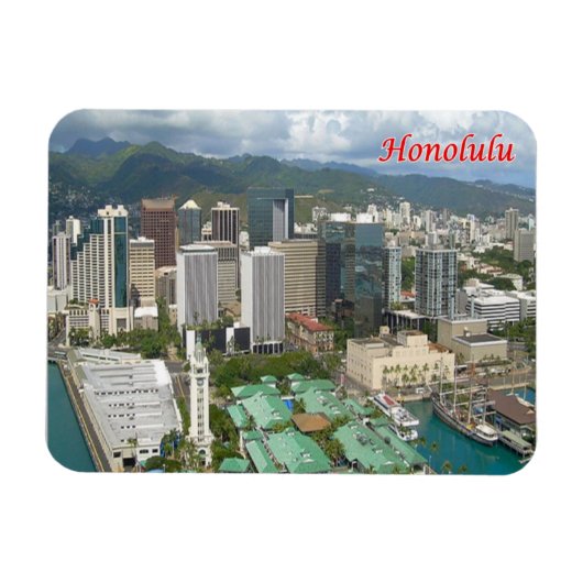 Magnet Flexible Hawaii - Honolulu - (Horizontal)