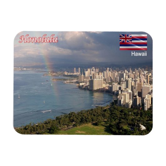 Magnet Flexible Hawaii - Honolulu - (Horizontal)