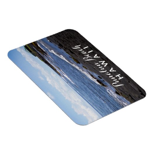 Magnet Flexible Hawaii ・ Plages de sable noir Punalu'u (Côté Droit)