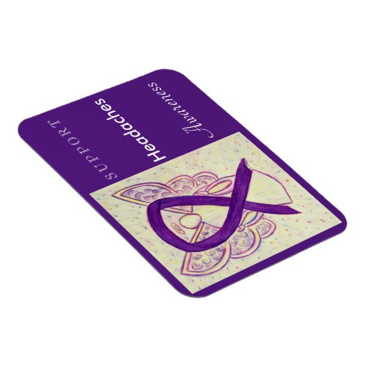 Magnet Flexible Headaches Sensibilisation Ruban Angle magnétique p (Côté Droit)