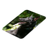 Magnet Flexible Headshot 2 du berger allemand (Côté Gauche)