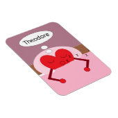 Magnet Flexible Heart Dreams Pink and Purple (Côté Droit)