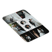 Magnet Flexible Heart Photo Collage mariage Keepsaké (Côté Droit)