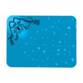 Magnet Flexible Heart with Flower and Butterfly (Horizontal)