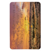 Magnet Flexible Hébreu "Si je t'oublie, Jérusalem" Psaume Verse (Vertical)