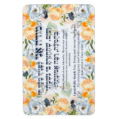 Magnet Flexible Hebrew Modeh Ani Juif matin Gratitude prière (Vertical)