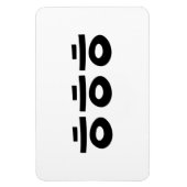 Magnet Flexible HEHEHEHE ㅎ ㅎ ㅎ Coréen Slang (Vertical)