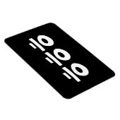 Magnet Flexible HEHEHEHE ㅎ ㅎ ㅎ Coréen Slang (Côté Droit)