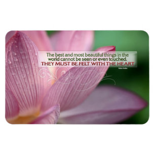 Magnet Flexible Helen Keller Citation Inspirationnelle "Sens avec