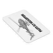 Magnet Flexible Hélicoptères Pilot (Côté Droit)