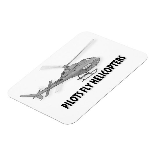 Magnet Flexible Hélicoptères Pilot (Côté Gauche)