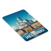 Magnet Flexible Helsinki Finlande Voyages (Côté Droit)