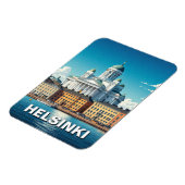 Magnet Flexible Helsinki Finlande Voyages (Côté Gauche)