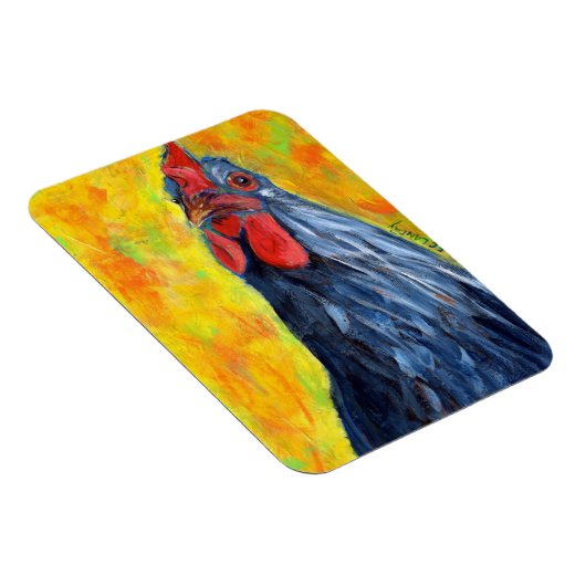 Magnet Flexible Hen bleu (Côté Droit)