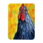 Magnet Flexible Hen bleu (Vertical)