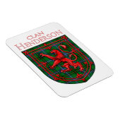 Magnet Flexible Henderson Tartan Scottish Plaid Lion Rampant (Côté Droit)