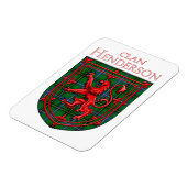 Magnet Flexible Henderson Tartan Scottish Plaid Lion Rampant (Côté Gauche)
