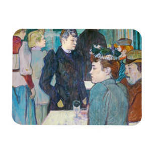 Magnet Flexible Henri De Toulouse-Lautrec   Moulin de la Galette