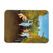 Magnet Flexible Henri Rousseau - Les joueurs de football (Horizontal)