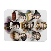 Magnet Flexible Henri VIII d'Angleterre | Ses Six Femmes (Horizontal)