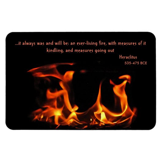 Magnet Flexible Heraclitus Aimant de feu (Horizontal)