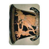 Magnet Flexible Hérakles en difficulté, détail d'un grenier rouge (Vertical)