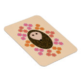 Magnet Flexible Hérisson dormant et aimant des fleurs (Côté Droit)