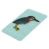 Magnet Flexible Héron vert Birdoré (Côté Gauche)