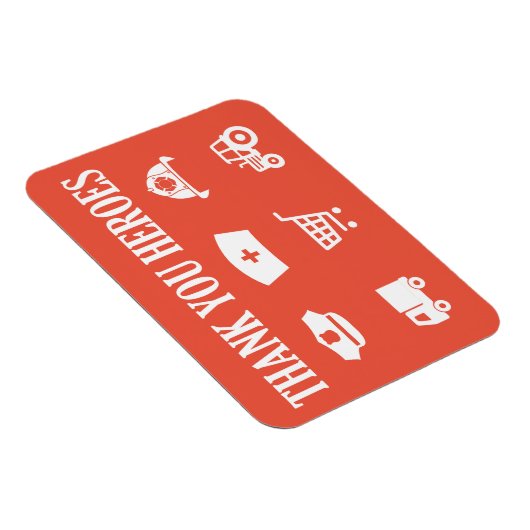 Magnet Flexible Héros | Frontliners | MERCI (Côté Droit)